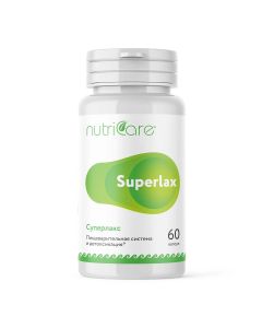 Buy Superlax (detoxifier and mild laxative), 60 capsules, Nutricare International Inc. (USA) | Online Pharmacy | https://buy-pharm.com