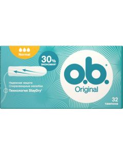 Buy OB Original Normal Tampons, 32 pcs | Online Pharmacy | https://buy-pharm.com