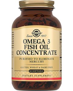 Buy Solgar, Omega 3 Fish Oil Concentrate 'Omega-3 Fish Oil Concentrate', 60 capsules | Online Pharmacy | https://buy-pharm.com