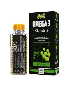 Buy Compass Health linseed oil unrefined with herbal extracts of sea herbs Spirulina in gelatin capsules 300 mg, 180 capsules | Online Pharmacy | https://buy-pharm.com