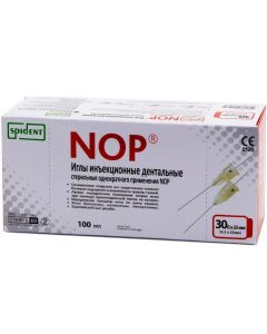 Buy Carpool needles NOP, 100pcs / pack. Needle size: 0.3 * 0.25 | Online Pharmacy | https://buy-pharm.com