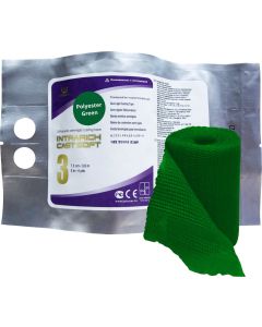 Buy Polymer bandage Intrarich IR-SC0032, semi-rigid (soft) cast Soft, green, 7.5cm x 3.6m | Online Pharmacy | https://buy-pharm.com