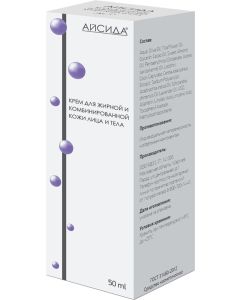 Buy Cream 'Isida' for oily and combination skin of the face and body 50ml  | Online Pharmacy | https://buy-pharm.com