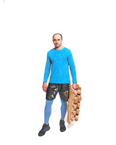 Buy Massager made of wood for back, neck and abdomen 'BackWooD', 6-roller | Online Pharmacy | https://buy-pharm.com