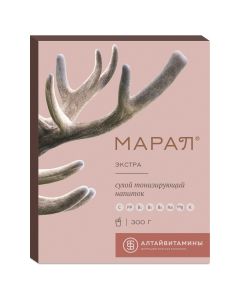 Buy Dry tonic drink Maral Extra soluble with pantohematogen, magnesium and an enhanced vitamin complex dietary supplement for athletes 300 g | Online Pharmacy | https://buy-pharm.com