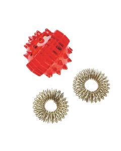 Buy Massager 'MASSAGE BALL' + Su-Jok 2 pcs. (red) | Online Pharmacy | https://buy-pharm.com