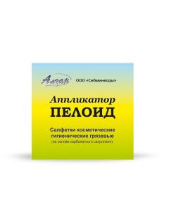 Buy Alzan cosmetic hygienic mud wipes Applicator Peloid | Online Pharmacy | https://buy-pharm.com