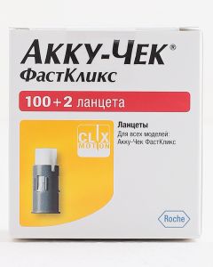 Buy 'Accu-Chek Fastclix' lancets, 102 pcs | Online Pharmacy | https://buy-pharm.com