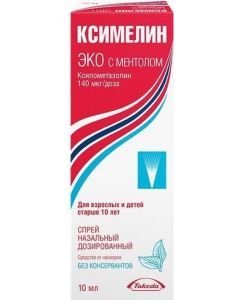 Buy Xymelin Eco with menthol spray naz. 0.1% fl. 10 ml | Online Pharmacy | https://buy-pharm.com