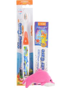 Buy Silver Care dental kit for children, 6 to 12 years old, fluoride-free, wild berries | Online Pharmacy | https://buy-pharm.com