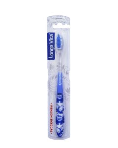 Buy Toothbrush Longa Vita Russian motives gzhel | Online Pharmacy | https://buy-pharm.com