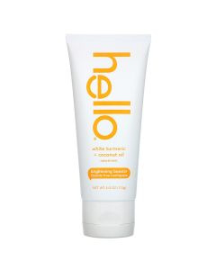 Buy Hello, Fluoride Free Toothpaste, Brightening Booster, White Turmeric + Coconut Oil, Natural Mint, 4.0 oz (113 g) | Online Pharmacy | https://buy-pharm.com