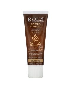 Buy ROCS, Coffee & Tobacco Toothpaste, 3.3 oz (94 g) | Online Pharmacy | https://buy-pharm.com