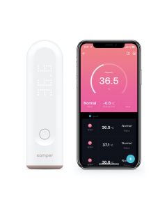 Buy Smart infrared thermometer Comper with Apple Health support, white | Online Pharmacy | https://buy-pharm.com