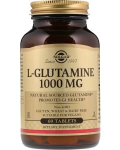 Buy Solgar, L-Glutamine 'L-Glutamine Amino Acid Complex', 1000 mg, 60 tablets | Online Pharmacy | https://buy-pharm.com