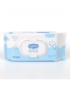 Buy Bebble Baby wet wipes 64 pcs | Online Pharmacy | https://buy-pharm.com