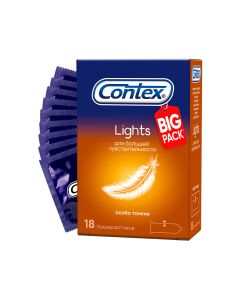 Buy Contex Lights condoms, maximum sensitive, 18 pcs | Online Pharmacy | https://buy-pharm.com