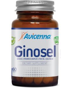 Buy Avicenna Ginosel (ginkgo biloba, selenium, omega-3 and complex B) -60 - capsules | Online Pharmacy | https://buy-pharm.com