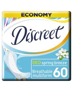 Buy Women's Panty Liners DISCREET Deo Spring Breeze Multiform, 60 pcs. | Online Pharmacy | https://buy-pharm.com