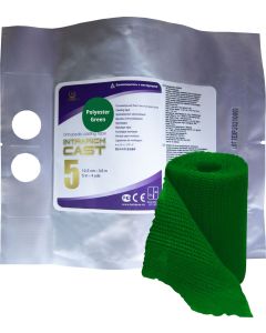 Buy Polymeric bandage Intrarich IR-0052, firm fixation Cast, green, 12.5 cm х 3.6 m | Online Pharmacy | https://buy-pharm.com