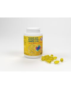 Buy Fish oil concentrate Omega-3 75% # 90  | Online Pharmacy | https://buy-pharm.com