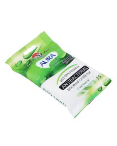 Buy Aura Wet Wipes, antibacterial | Online Pharmacy | https://buy-pharm.com