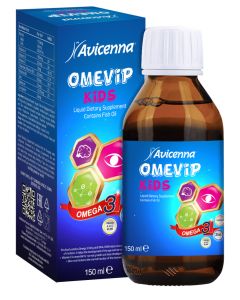 Buy Avicenna (OmeVip Kids) Syrup for children with Omega-3 and vitamins, mango and vanilla flavor - 150 ml | Online Pharmacy | https://buy-pharm.com