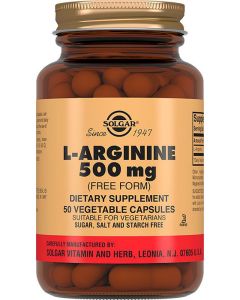 Buy Solgar, L-Arginine 'L-Arginine', 500 mg, 50 capsules | Online Pharmacy | https://buy-pharm.com