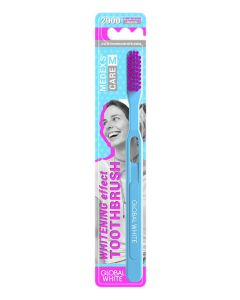 Buy Toothbrush GLOBAL WHITE medium 2 pcs, mix color | Online Pharmacy | https://buy-pharm.com