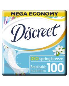 Buy Women's Panty Liners DISCREET Deo Spring Breeze Multiform, 100 pcs. | Online Pharmacy | https://buy-pharm.com