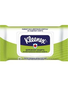 Buy Kleenex Wet wipes Antibacterial Mega Peck 40 pcs | Online Pharmacy | https://buy-pharm.com