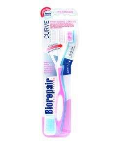 Buy Biorepair CURVE Protezione Gengive toothbrush ultra-soft, pink | Online Pharmacy | https://buy-pharm.com