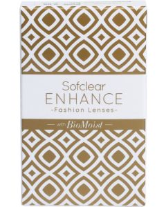 Buy Colored contact lenses Sofclear Enhance with BioMoist 2 lenses Monthly, -3.00 / 14.3 / 8.6, blue, 2 pcs. | Online Pharmacy | https://buy-pharm.com