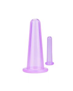 Buy Silicone jars for vacuum facial massage, PURPLE. Vacuum massage jars for the face, miracle jar | Online Pharmacy | https://buy-pharm.com