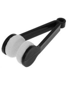 Buy Cloth for glasses Microfiber clothespin, 3 pcs, black | Online Pharmacy | https://buy-pharm.com