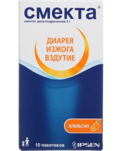 Buy Smecta pore. prigot. suspension d / int. reception (orange) pack. 3g # 10 | Online Pharmacy | https://buy-pharm.com