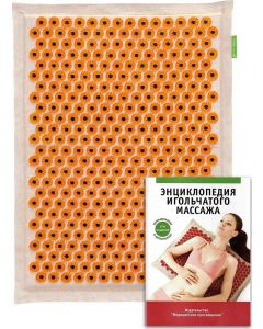 Buy Tibetan applicator Kuznetsov's laboratory on a soft backing, sharper needles, magnetic inserts, 41x60 cm, yellow | Online Pharmacy | https://buy-pharm.com
