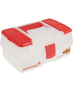 Buy First aid kit Blocker 'Ambulance', with compartments, transparent, 29 x 17 x 13 cm | Online Pharmacy | https://buy-pharm.com