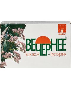 Buy Dietary supplement for food 'EVENING + WILDWOOD BIOCOR', 120 pcs | Online Pharmacy | https://buy-pharm.com