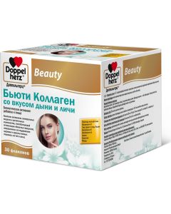 Buy Doppelherz Beauty collagen with melon and lychee flavor, 25 ml | Online Pharmacy | https://buy-pharm.com