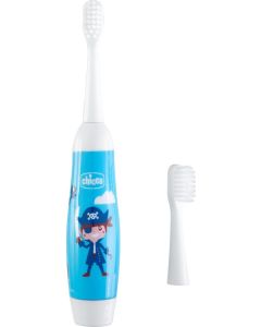 Buy Chicco electric toothbrush for children, blue 3g + | Online Pharmacy | https://buy-pharm.com