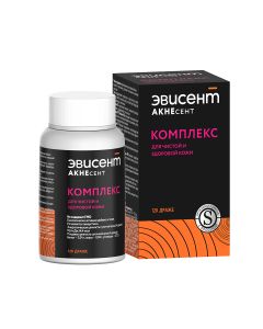 Buy 'Evicent' ACNESSENT Complex for clean and healthy skin, can of 120 tablets | Online Pharmacy | https://buy-pharm.com