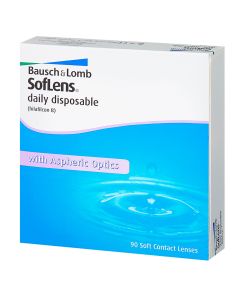 Buy Contact Lenses Bausch + Lomb Soflens Daily Disposable (90) Daily, -1.00 / 14.2 / 8.6, 90 pcs. | Online Pharmacy | https://buy-pharm.com
