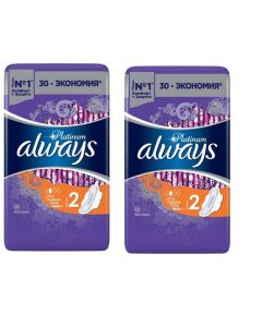 Buy OLWAYS Ultra Platinum Normal Plus Quatro pads 30pcs / Set 2 pcs | Online Pharmacy | https://buy-pharm.com