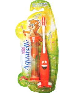 Buy AQUARELLE KIDS Children's toothbrush ORANGE with an hourglass for children over 3 years old | Online Pharmacy | https://buy-pharm.com