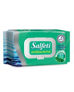 Buy Salfeti antibacterial No. 72 antibacterial wipes, art. 70900 (24) with a plastic valve | Online Pharmacy | https://buy-pharm.com