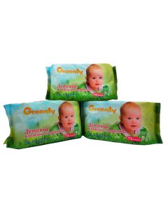 Buy Greenty, Wet wipes, megapack 3x72 pieces | Online Pharmacy | https://buy-pharm.com