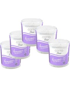Buy Cotto Fleur cotton swabs, 200 pcs x 5 packs | Online Pharmacy | https://buy-pharm.com