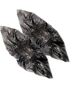 Buy Strong shoe covers 100 pieces (50 pairs) in EleGreen package, color black, moisture resistant, disposable, medical, polyethylene, 28 microns, 2.8 g, protects shoes from rain and dirt | Online Pharmacy | https://buy-pharm.com