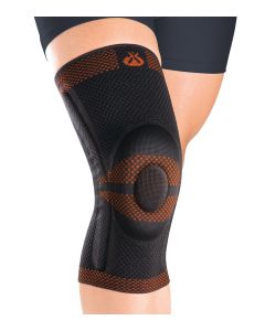 Buy Orthoses for lower limbs ORLIMAN Dynamic knee brace with spring stiffeners, black, size M / 3 (44-47 cm) 9104 | Online Pharmacy | https://buy-pharm.com
